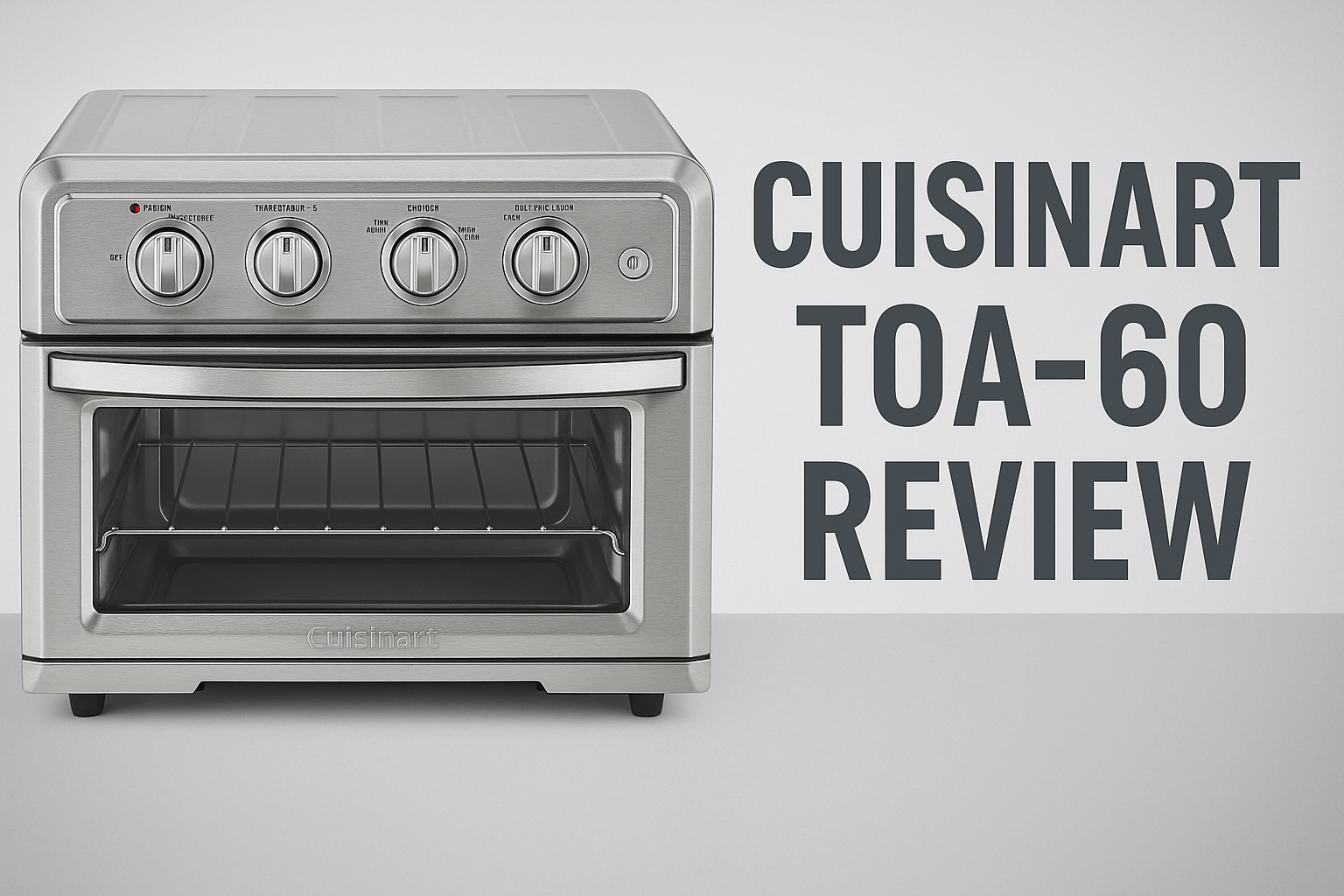 Feature image for the article "Cuisinart TOA60 Review"